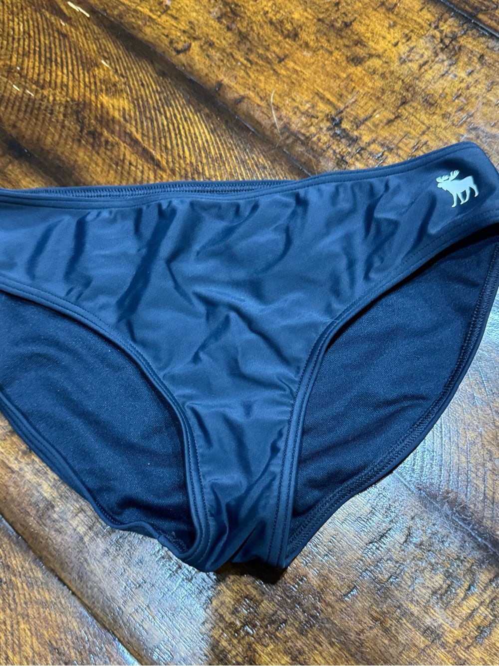 abercrombie kids Navy Logo Bikini Bottoms